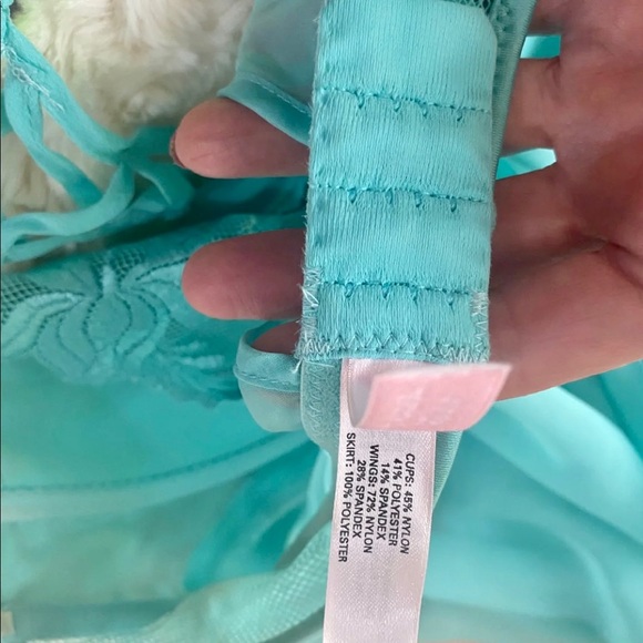 🩷NEW VICTORIA’S SECRET 🩵TIFFANY BLUE🩵babydoll. - Picture 5 of 6